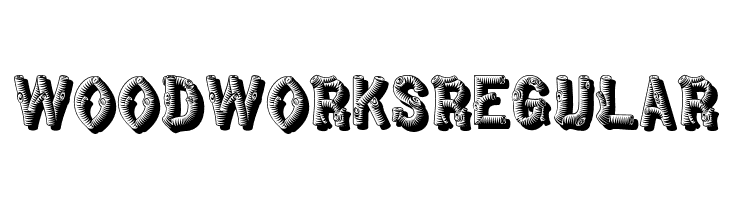 WoodWorks Regular  フリーフォントのダウンロード