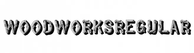 WoodWorks Regular  font caratteri gratis
