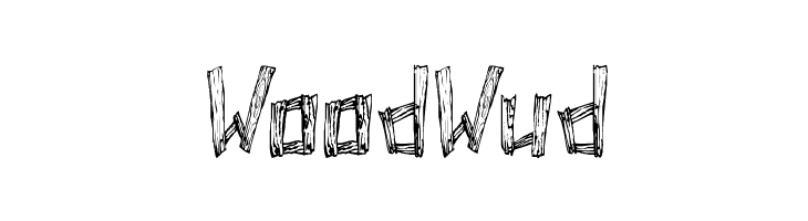 WoodWud Font