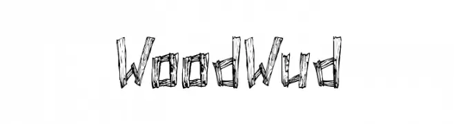 WoodWud  Free Fonts Download