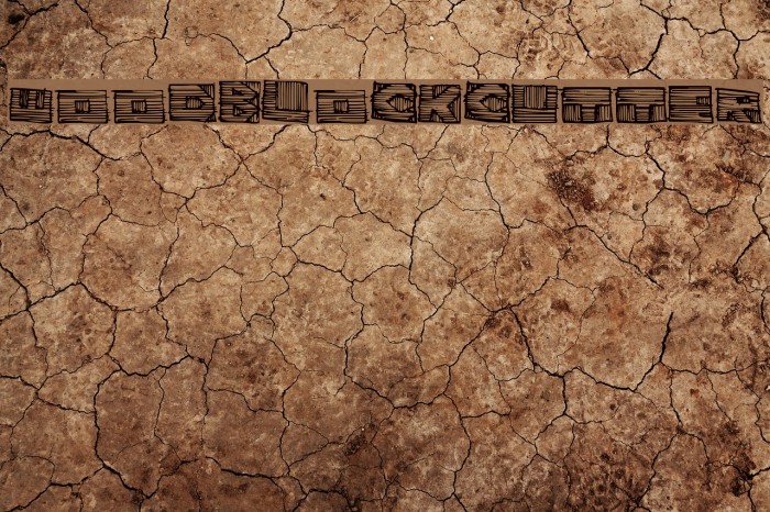 WoodblockCutter Font examples