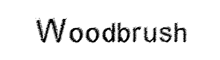 Woodbrush  नि: शुल्क फ़ॉन्ट्स डाउनलोड