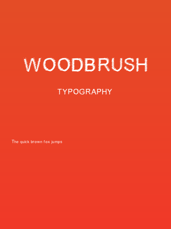 Woodbrush Poster