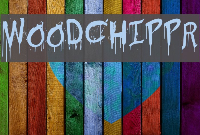 Woodchippr Font examples