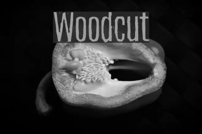 Woodcut Font examples