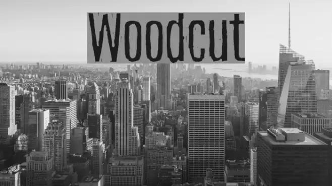 Woodcut Font examples