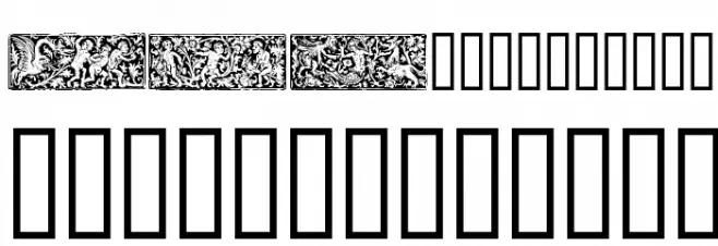 Woodcut1 Шрифта ВЕРХНИЙ
