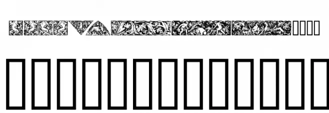 Woodcut1 Font Litere mici