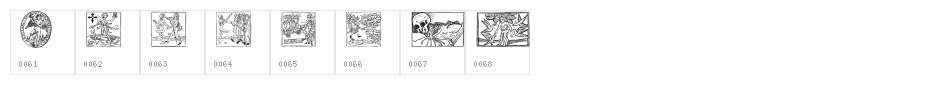 Woodcut2 Character Map