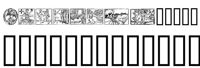 Woodcut2 Font LOWERCASE