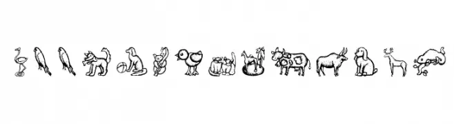 WoodcutAnimals  font caratteri gratis