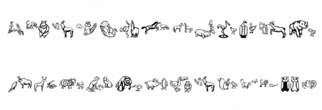 WoodcutMeetings フォント 小文字