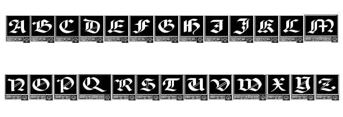 Woodcut_Capitals Font LOWERCASE