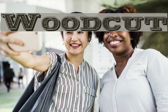 Woodcut Font examples