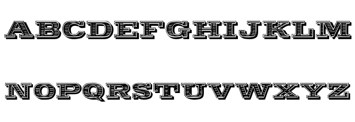 Woodcut Font LOWERCASE