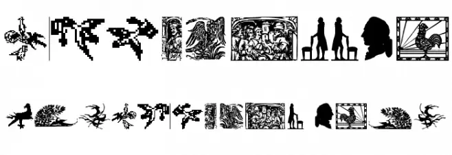 Woodcuts2007 Font OTHER CHARS