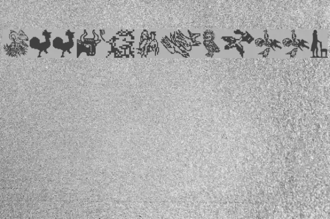 Woodcuts2007 Font examples