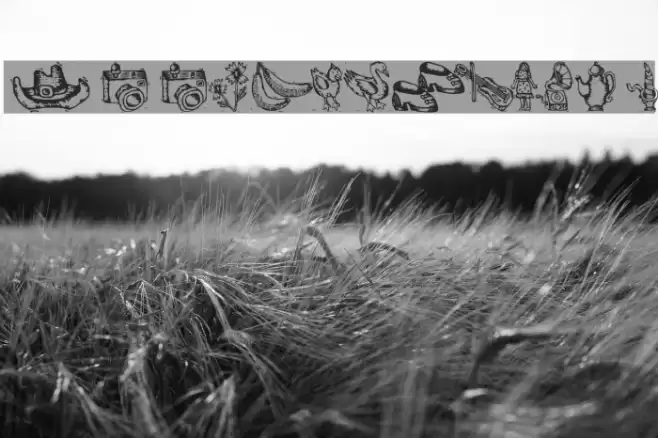 WoodcutsAgain Font examples