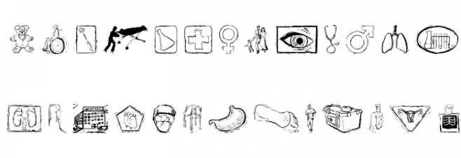 WoodcutsTwo Fonte MAIÚSCULAS