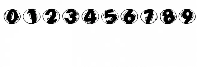 WoodcuttedCapsBlackFS Font OTHER CHARS