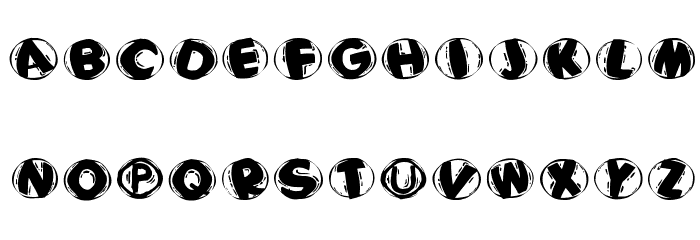 WoodcuttedCapsBlackFS Font LOWERCASE