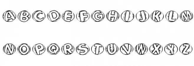 WoodcuttedCapsFS Font Litere mari