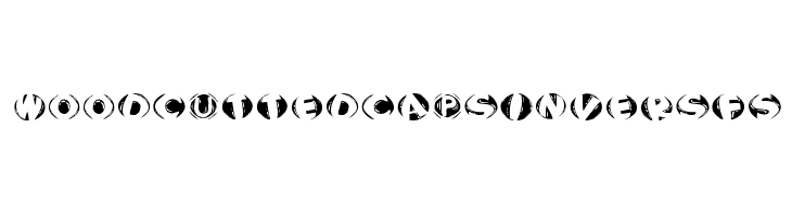 WoodcuttedCapsInversFS Font