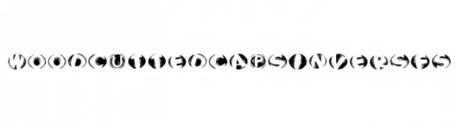 WoodcuttedCapsInversFS  Free Fonts Download