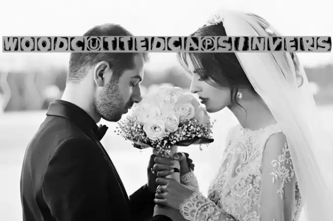 WoodcuttedCapsInvers Font examples