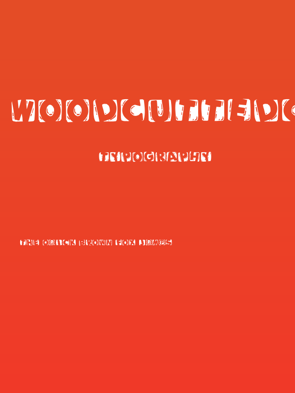 WoodcuttedCapsInvers Poster