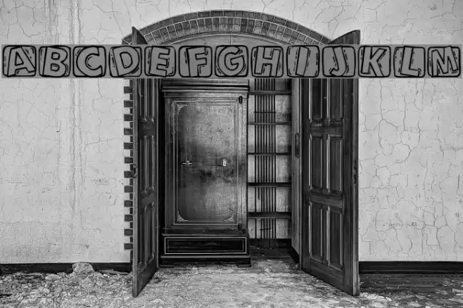 WoodcuttedCaps Font examples