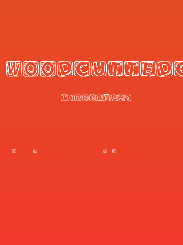 WoodcuttedCaps Poster
