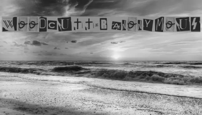 Woodcutter Anonymous Font examples