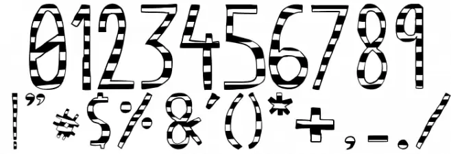 Woodcutter Avispa Шрифта ДРУГИЕ символов