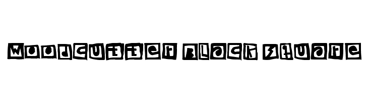 Woodcutter Black Square  免费字体下载
