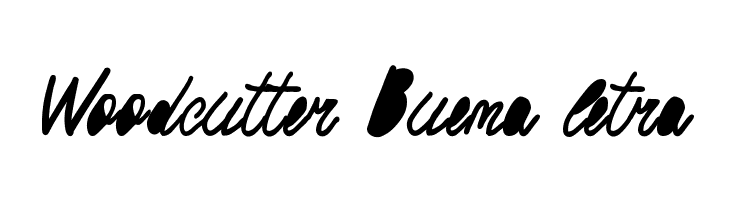 Woodcutter Buena letra  لخطوط تنزيل