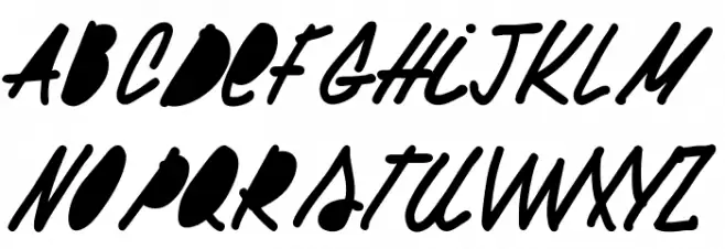 Woodcutter Buena letra Font Litere mari