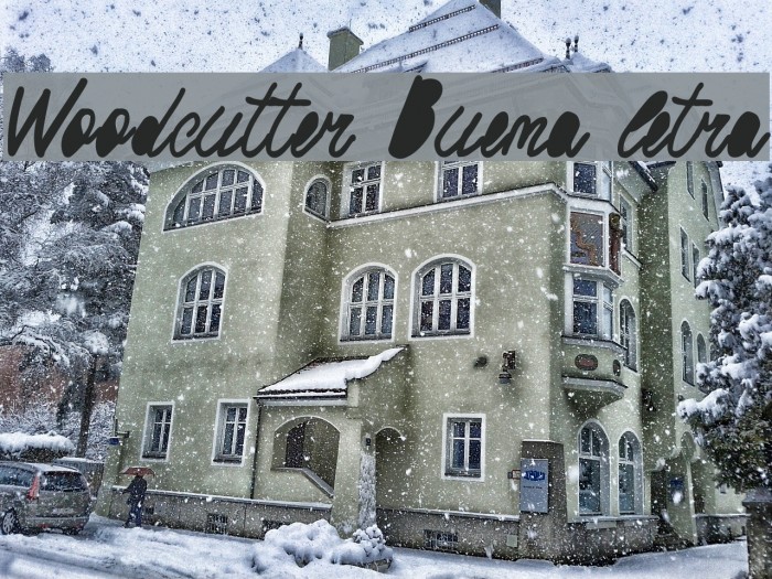 Woodcutter Buena letra Example 3