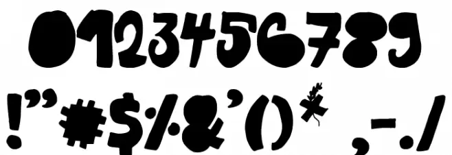 Woodcutter Clásica Font OTHER CHARS