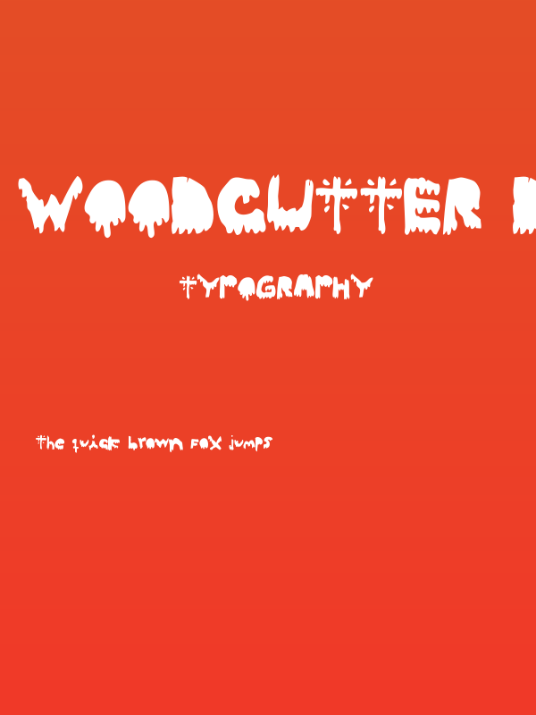 Woodcutter Dripping Nightmare v.01 Poster