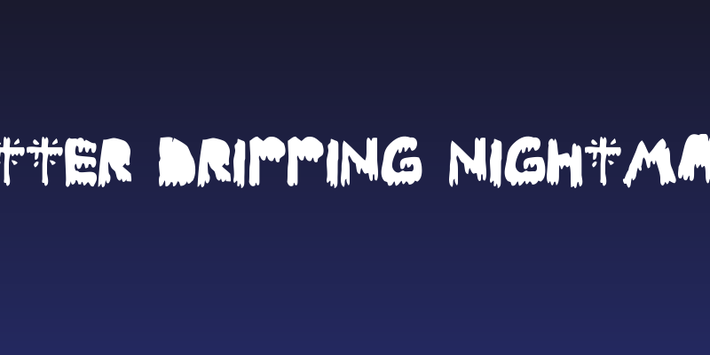 Woodcutter Dripping Nightmare v.01 Social Header