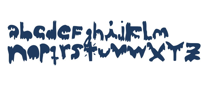 Woodcutter Dripping Nightmare v.01 Lowercase