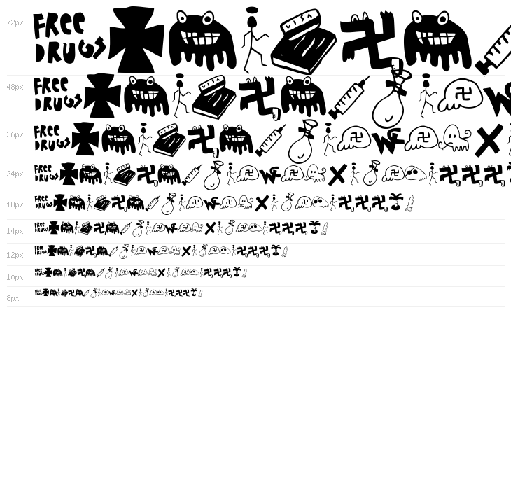 Woodcutter El día del juicio [rare Icons Font] Waterfall