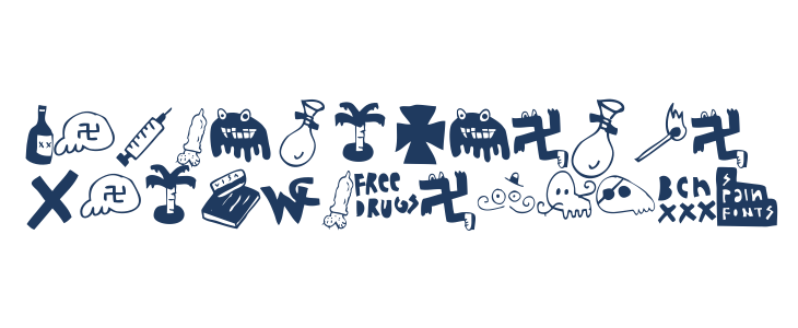 Woodcutter El día del juicio [rare Icons Font] Lowercase