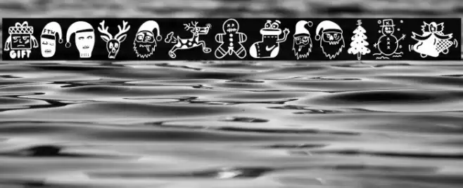 Woodcutter FCK XMAS Font examples