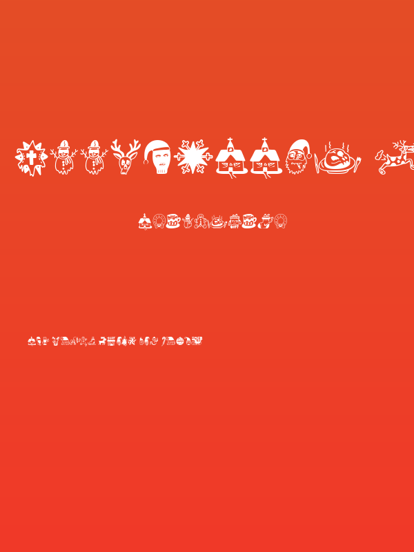 Woodcutter FCK XMAS Poster