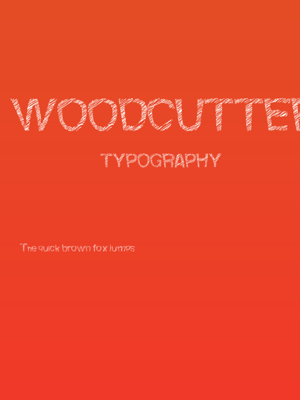 Woodcutter Fine Scketch Poster