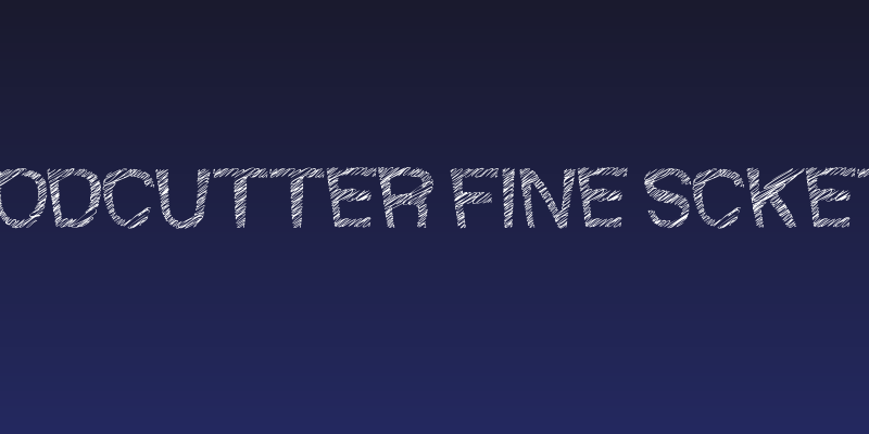 Woodcutter Fine Scketch Social Header