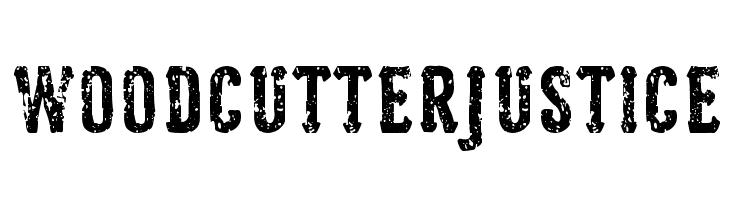 Woodcutter Justice Font