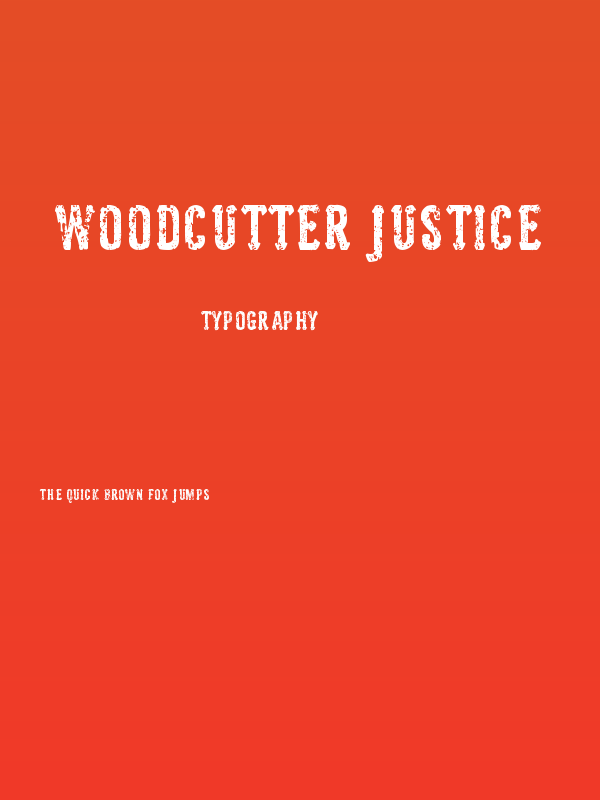 Woodcutter Justice Poster